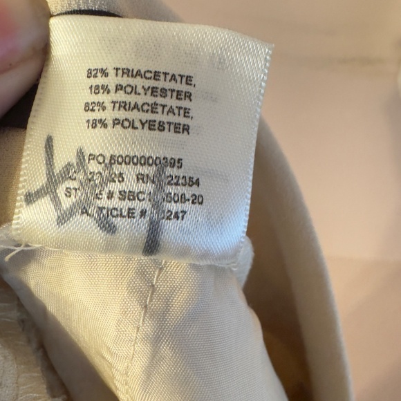 Aritzia Babaton Atelier Trouser Cream Women Size 4 - Picture 10 of 10